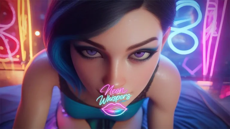 Neon Whispers cover Neon Whispers cover