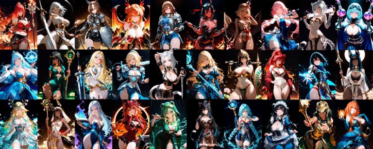 Harem Waifu Wars cover