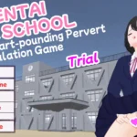 Hentai in the School A Heart-Pounding Pervert Simulation Game hentai game cover