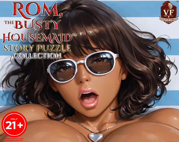 Rom, The Busty Housemaid – Story Puzzle Collection | F# Series cover